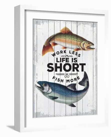 Life is Short-null-Framed Giclee Print