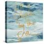 Life is Simple By the Sea-Kathy Mansfield-Stretched Canvas