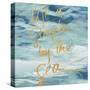 Life is Simple By the Sea-Kathy Mansfield-Stretched Canvas