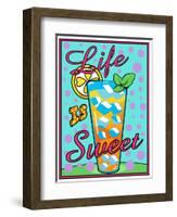 Life is Sweet-ALI Chris-Framed Giclee Print