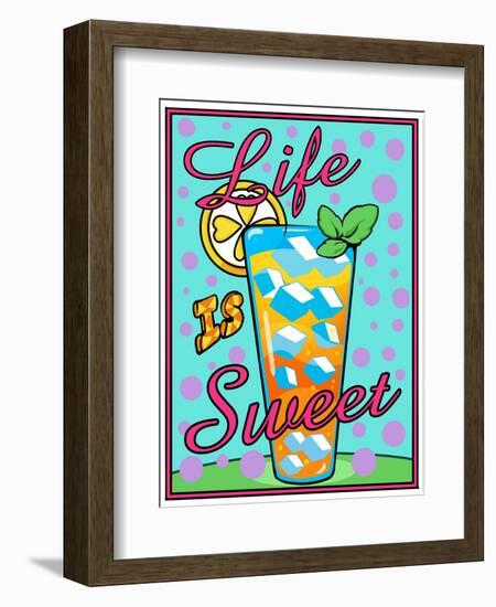 Life is Sweet-ALI Chris-Framed Giclee Print