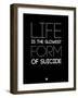 Life Is the Slowest Form of Suicide 1-NaxArt-Framed Art Print