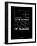 Life Is the Slowest Form of Suicide 1-NaxArt-Framed Art Print