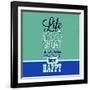 Life Is Too Short 1-Lorand Okos-Framed Art Print