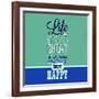 Life Is Too Short 1-Lorand Okos-Framed Art Print