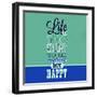 Life Is Too Short 1-Lorand Okos-Framed Art Print