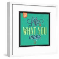 Life Is What You Make It-Lorand Okos-Framed Art Print