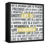 Life Is Yellow-Michael Mullan-Framed Stretched Canvas