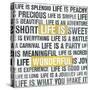 Life Is Yellow-Michael Mullan-Stretched Canvas