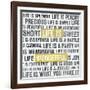 Life Is Yellow-Michael Mullan-Framed Art Print