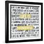 Life Is Yellow-Michael Mullan-Framed Art Print