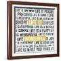 Life Is Yellow-Michael Mullan-Framed Art Print