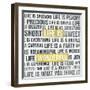 Life Is Yellow-Michael Mullan-Framed Art Print