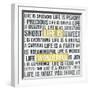 Life Is Yellow-Michael Mullan-Framed Art Print