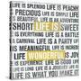 Life Is Yellow-Michael Mullan-Stretched Canvas