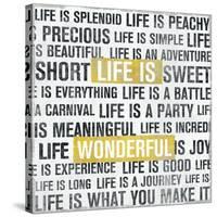 Life Is Yellow-Michael Mullan-Stretched Canvas