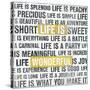 Life Is Yellow-Michael Mullan-Stretched Canvas