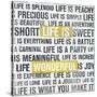 Life Is Yellow-Michael Mullan-Stretched Canvas