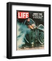 LIFE Johnny Cash Rough-cut King-null-Framed Art Print