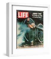 LIFE Johnny Cash Rough-cut King-null-Framed Art Print