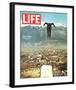 LIFE Jumper Innsbruck Olympics-null-Framed Premium Giclee Print