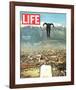 LIFE Jumper Innsbruck Olympics-null-Framed Art Print