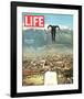 LIFE Jumper Innsbruck Olympics-null-Framed Art Print