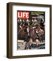 LIFE Kennedy in Paris 1961-null-Framed Art Print