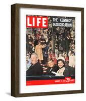 LIFE Kennedy Inauguration 1961-null-Framed Premium Giclee Print