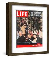 LIFE Kennedy Inauguration 1961-null-Framed Art Print