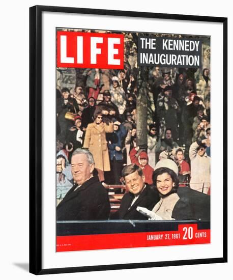 LIFE Kennedy Inauguration 1961-null-Framed Art Print