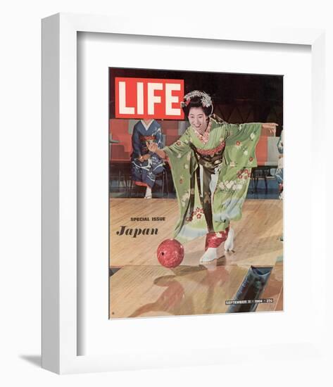 LIFE Kimono Lady - Japan 1964-null-Framed Art Print