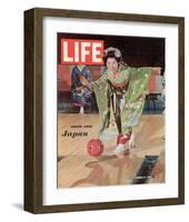 LIFE Kimono Lady - Japan 1964-null-Framed Art Print