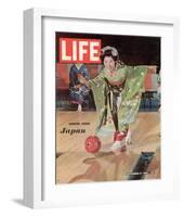 LIFE Kimono Lady - Japan 1964-null-Framed Art Print