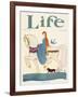 Life, Lady Luck 1924-Rea Irvin-Framed Art Print