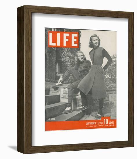 LIFE Leotard Fashion 1943-null-Framed Art Print