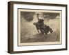 Life Line, 1884, Probably Printed C.1940 (Etching)-Winslow Homer-Framed Giclee Print