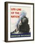 Life-Line of the Nation American Railroads-null-Framed Giclee Print