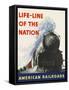 Life-Line of the Nation American Railroads-null-Framed Stretched Canvas