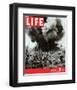 LIFE Marines Iwo Shima action-null-Framed Art Print