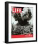 LIFE Marines Iwo Shima action-null-Framed Art Print