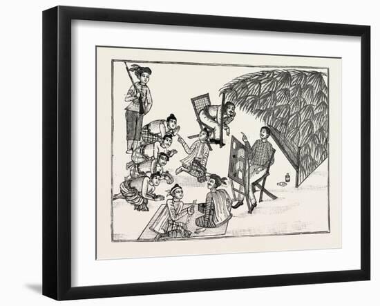 Life of a Burmese Dacoit, Tried by an English Officer, Condemned, 1890-null-Framed Giclee Print