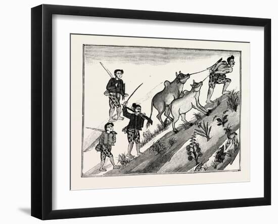 Life of a Burmese Dacoit-null-Framed Giclee Print