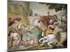 Life of Antenor, Detail of Cycle of Frescoes-Luca Ferrari-Mounted Giclee Print