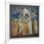 Life of Chris, Presentation at the Temple-Giotto di Bondone-Framed Art Print