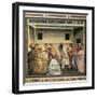 Life of Christ: Flagellation-Giotto di Bondone-Framed Art Print