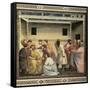 Life of Christ: Flagellation-Giotto di Bondone-Framed Stretched Canvas