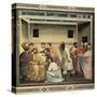 Life of Christ: Flagellation-Giotto di Bondone-Stretched Canvas