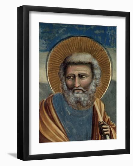 Life of Christ, Joseph in the Flight into Egypt-Giotto di Bondone-Framed Art Print