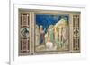 Life of Christ, Raising of Lazarus-Giotto di Bondone-Framed Premium Giclee Print